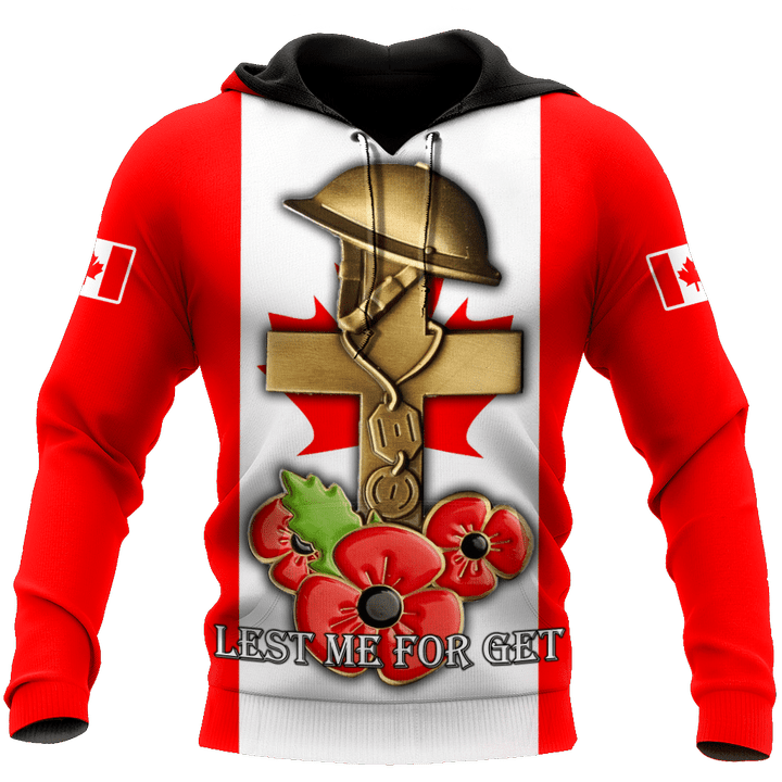  Canadian Veteran Lest We Forget Shirts