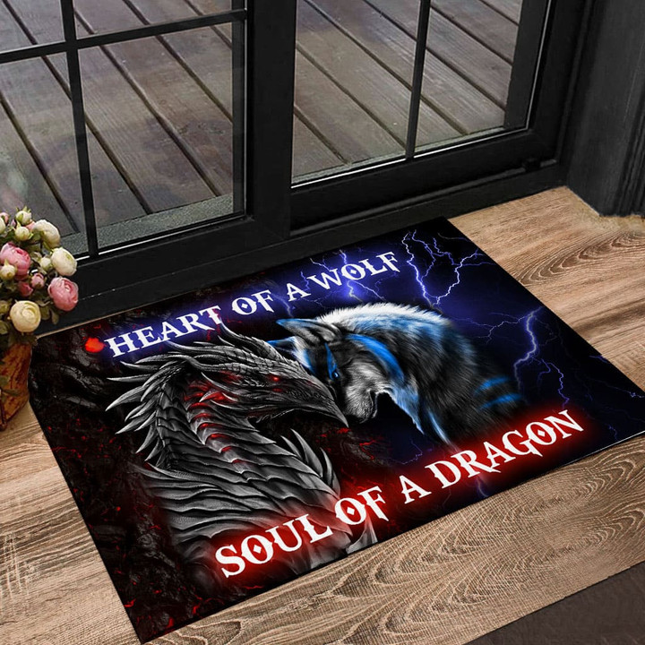  Dragon & Wolf Doormat
