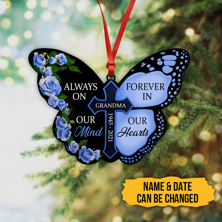  Always On Our Mind Forever In Our Hearts Stay Hanging Ornament