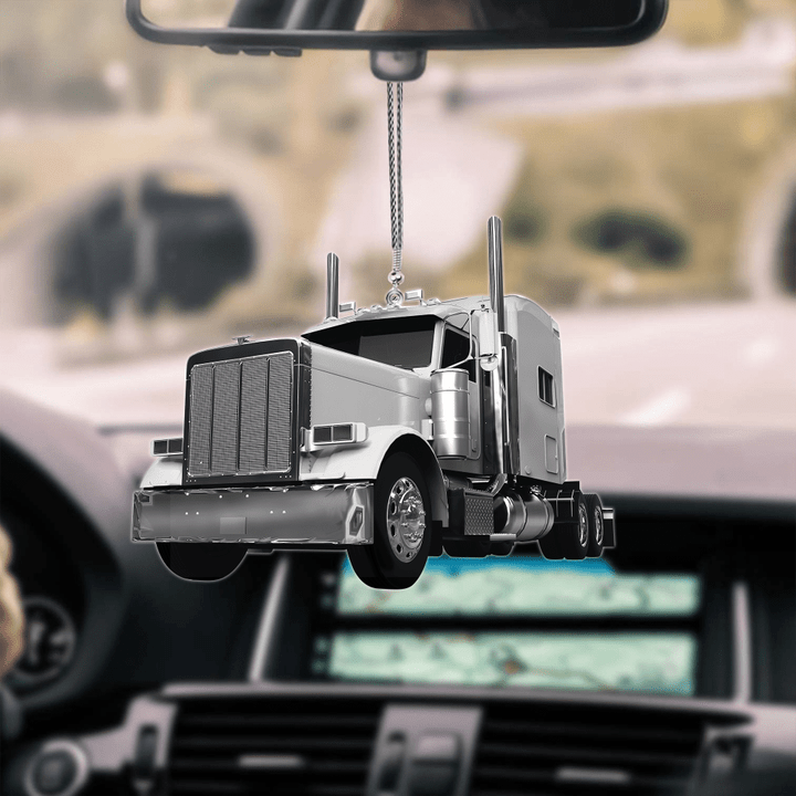 Grey Truck Car Hanging Ornament
