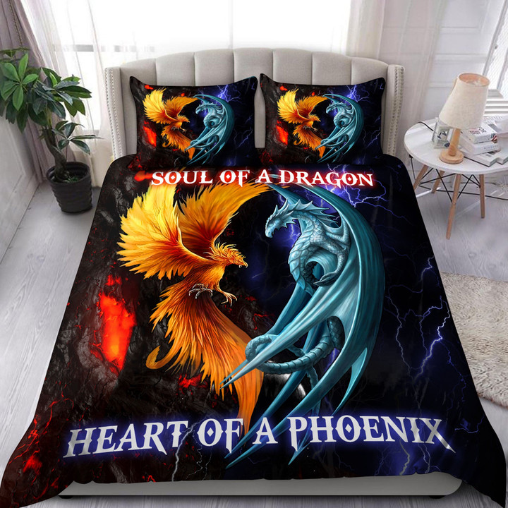  Dragon Phoenix Bedding Set