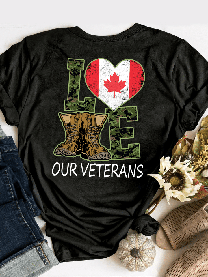 Love Our Veterans T-shirt PD20062201
