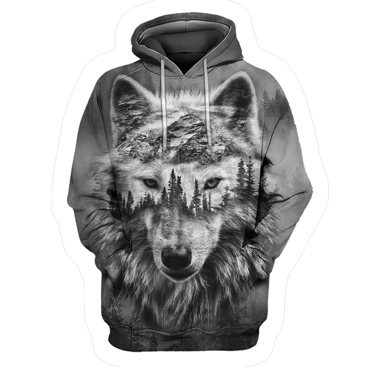 Beebuble Wolf 3D All Over Printed Unisex Shirts KL26082204