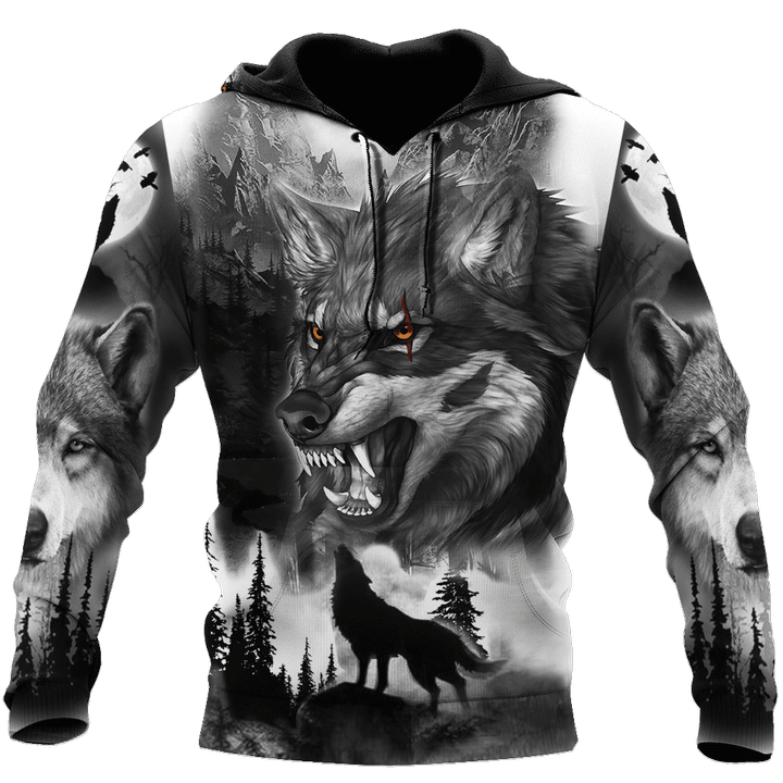 Beebuble Wolf In The Forest 3D All Over Printed Unisex Shirt KL05092203