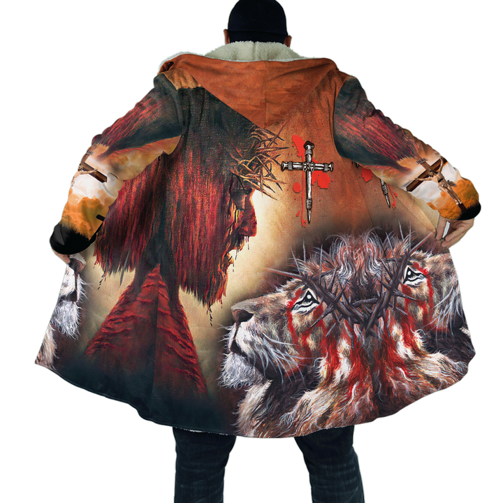 Beebuble Lion And God 3D All Over Printed Cloak KL07092202