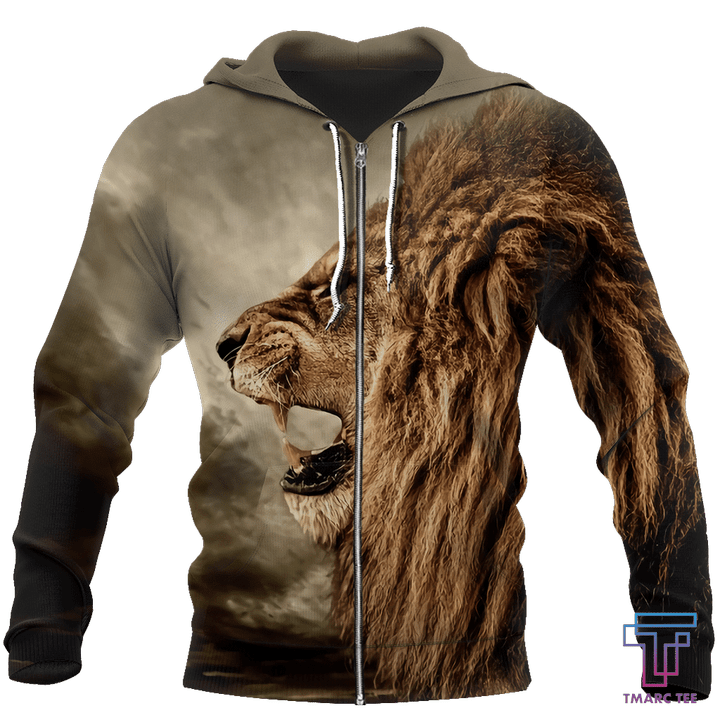 Lion Angry Printed 3D All Over DC031 - Amaze Style™-Apparel