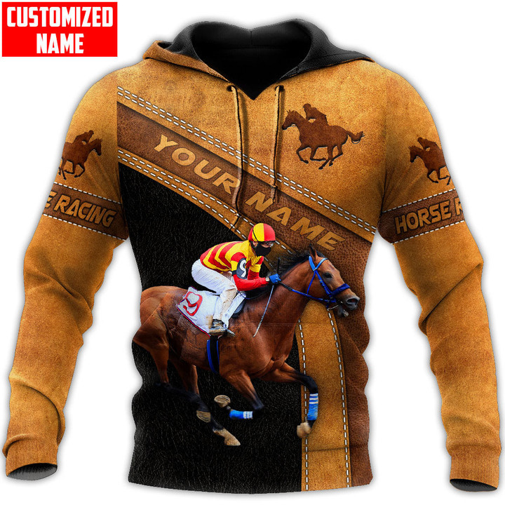 Beebuble Personalized Name Horse Racing Unisex Shirts NTN24082202
