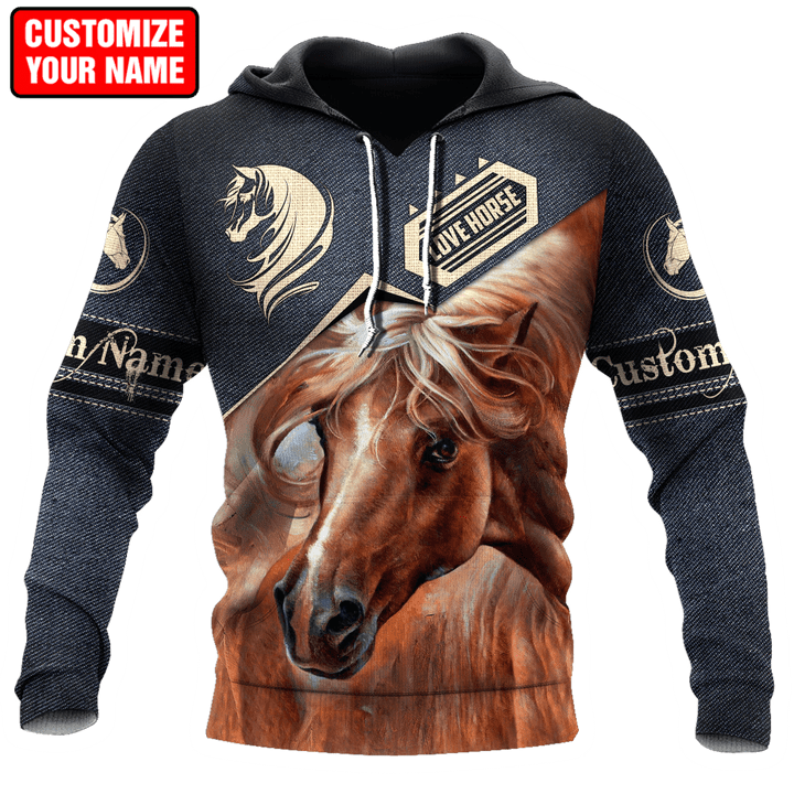 Beebuble Personalized Name Arabian Horse Unisex Shirts