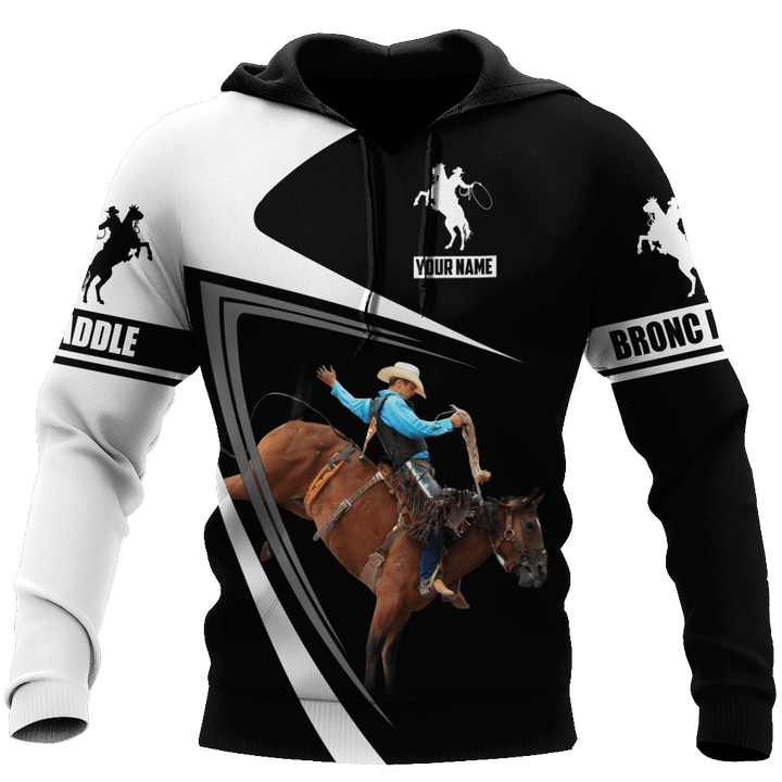 Beebuble Personalized Name Rodeo Unisex Shirts Bronc Riding Ver