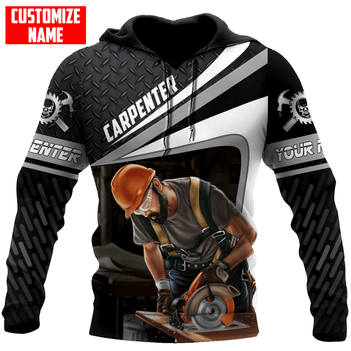 Beebuble Personalized Name Carpenter Unisex Shirts Metal Pattern Ver