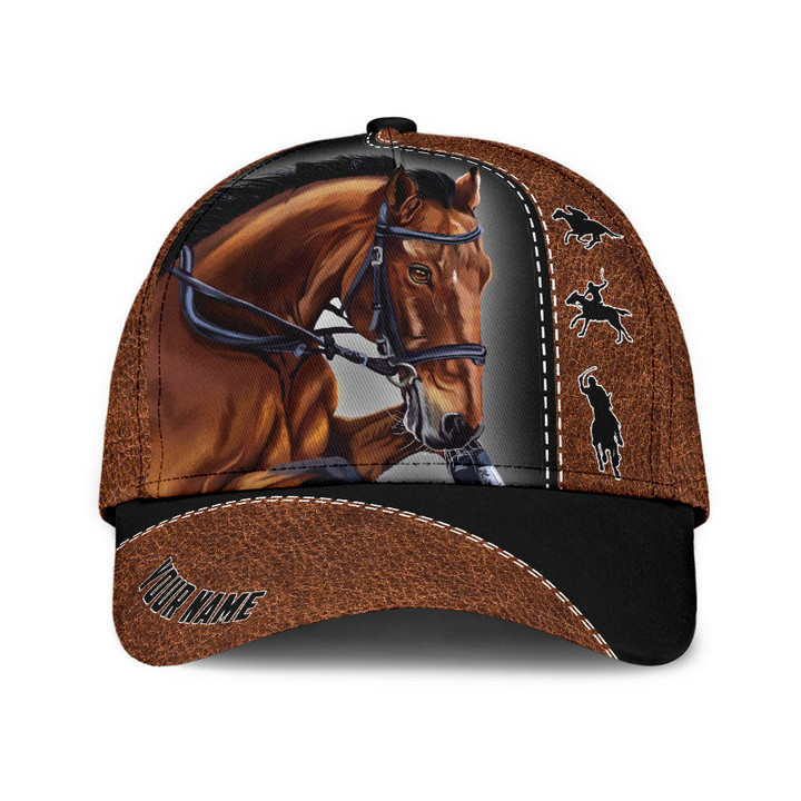 Beebuble Personalized Name Rodeo Classic Cap Bronc Riding Ver