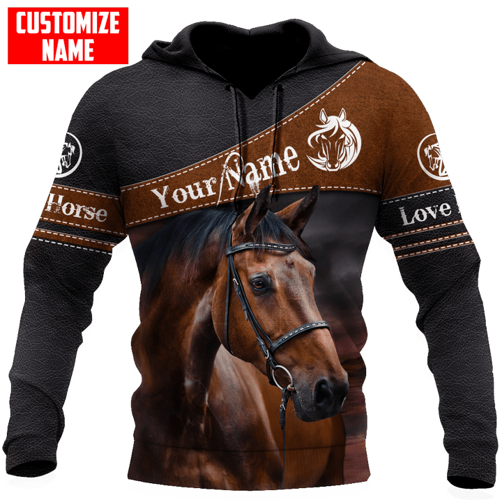 Beebuble Personalized Name Horse Unisex Shirts