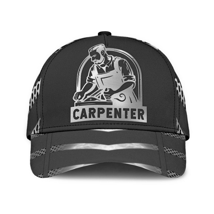 Beebuble Personalized Name Carpenter Classic Cap Metal Pattern