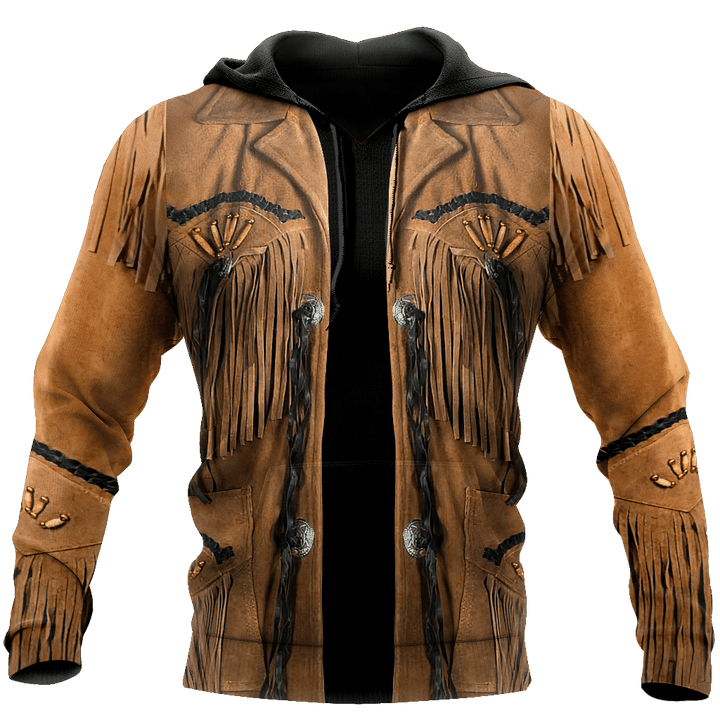Beebuble Cowboy Jacket No Cosplay D Over Printed Unisex Deluxe Hoodie ML