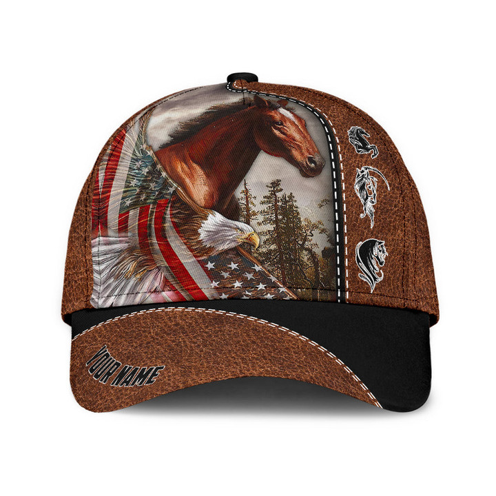 Beebuble Personalized Name Rodeo Classic Cap American Pride