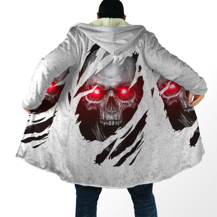 Beebuble Red Eyes Skull Cloak For Men And Women