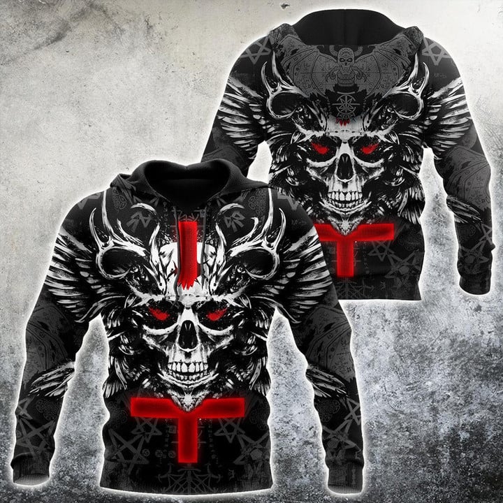 Beebuble Cross With Satanic Hoodie For Men And Women TNAHH
