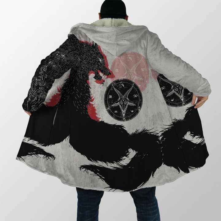 Beebuble Satanic Wolf Cloak For Men And Women JJ