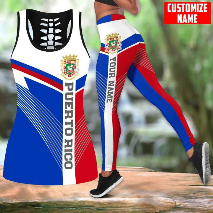 Beebuble Customize Name Puerto Rico Combo Outfit