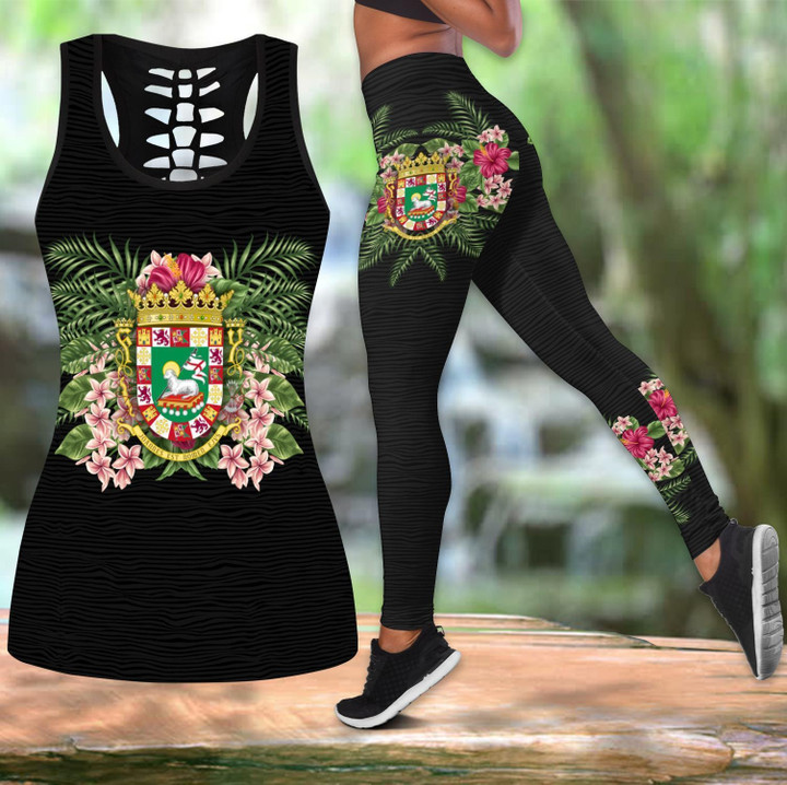Puerto Rico Coat of Arms 3D All Over Print Combo Outfit TH20061603-Apparel-TQH-S-S-Vibe Cosy™