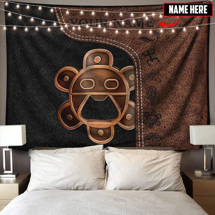 Beebuble Customize Name Sol Taino Puerto Rico Tapestry