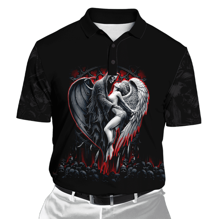 Beebuble Skull and Beauty Polo For Men And Women