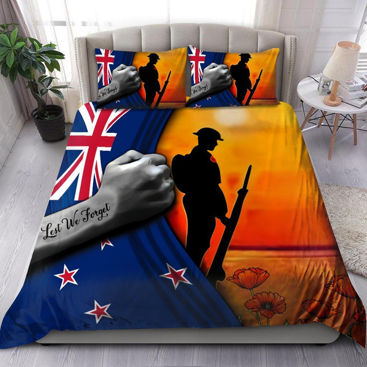 Beebuble Anzac Day Lest we forget New Zealand Bedding set