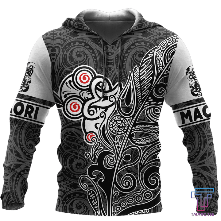 Tiki fern maori hoodie all over printed shirts for men and women AZ301201 - Amaze Style™-Apparel