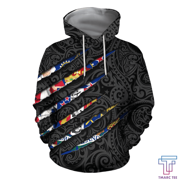 New Zealand All Over Hoodie - Scratch Style HC2801 - Amaze Style™-Apparel