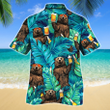 Bear Is With Beer Lovers Gift Hawaiian Shirt