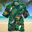 Tropical Parrots Lovers Gift Hawaiian Shirt