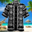German Shorthaired Pointer BW Pattern Hawaiian Shirt