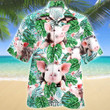 Pig Tropical Plant Hawaiian Shirt