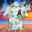 Cane Corso Dog Lovers Striped Hawaiian Shirt