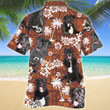 Cane Corso Dog Red Tribal Pattern Hawaiian Shirt