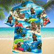 Bear Chilling Beach Vibe Hawaiian Shirt