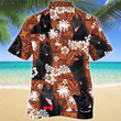 Schipperke Dog Red Tribal Pattern Hawaiian Shirt