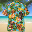 Dachshund Dog Lovers Pineapple Hawaiian Shirt