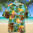 Highland Cattle Lovers Pineapple Hawaiian Shirt