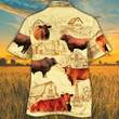 Red Angus Cattle Lovers Farm Hawaiian Shirt