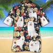 Samoyed Dog Lovers Green Plaid Pattern Hawaiian Shirt
