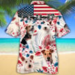 Wire Fox Terrier Dog Lovers American Flag Hawaiian Shirt
