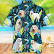Great Pyrenees Dog Lovers Jungle Leaves Hawaiian Shirt