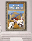 Alpaca Lovers Hello Sweet Cheeks Poster