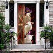 Sheep Lovers Freaky Halloween Door Cover