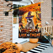 Raccoon Lovers Halloween Lick Or Treat Garden And House Flag
