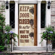 English Mastiff Dog Lovers Keep Door Closed Door Cover