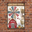 Sheep Lovers On This Farm Metal Sign