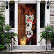 Great Pyrenees Dog Lovers Freaky Halloween Door Cover