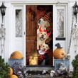 Labrador Retriever Dog Lovers Freaky Halloween Door Cover